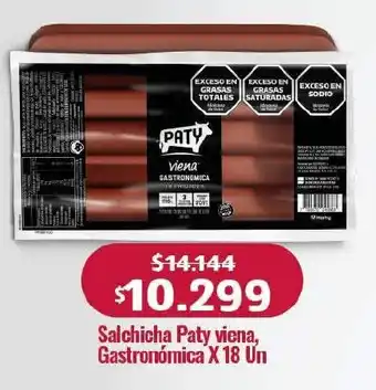 Paty salchicha viena gastronómica