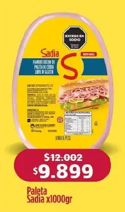 Makro Sadia paleta de cerdo oferta