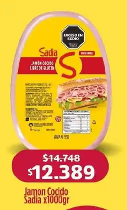 Makro Sadia jamon cocido oferta