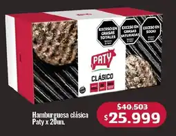 Makro Paty hamburguesa clásica oferta