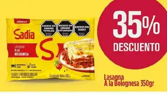 Makro Sadia lasagna a la bolognesa oferta