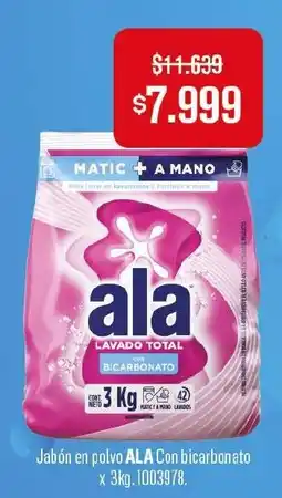 Makro Ala jabón en polvo oferta