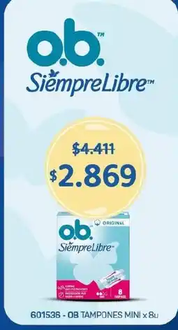 Makro O.b. tampones mini oferta