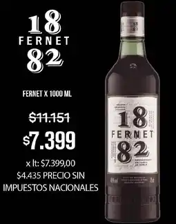 Makro Fernet 18 82 oferta