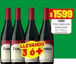 Almacor Toro - vino clásico de mesa tinto bot x 700 cc oferta