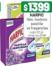 Almacor Harpic - des. inodoro pastilla vs fragancias oferta