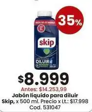 Coto Skip - jabón líquido para diluir oferta