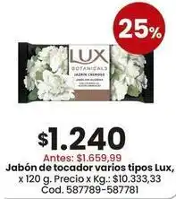 Coto Lux - jabón de tocador varios tipos oferta