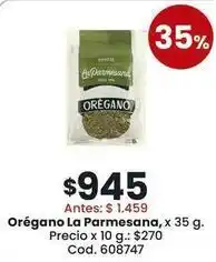 Coto La parmesana - orégano oferta