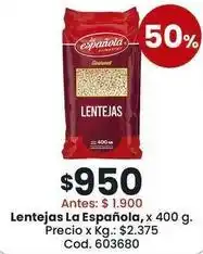 Coto La española - lentejas oferta