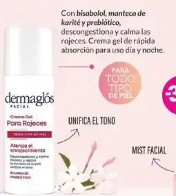 Farmacity Dermaglós crema gel para rojeces oferta