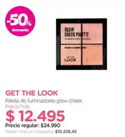 Farmacity Get the look paleta de iluminadores glow cheek oferta