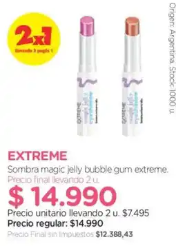 Farmacity Extreme sombra magic jelly bubble gum extreme oferta