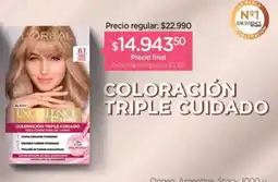 Farmacity Loreal coloracion triple cuidado oferta