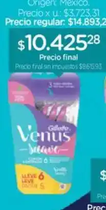 Farmacity Gillette Venus shave oferta