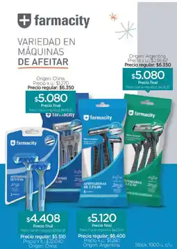 Farmacity Farmacity afeitadoras de 3 filos oferta