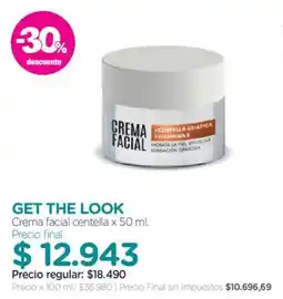 Farmacity Crema facial centella oferta