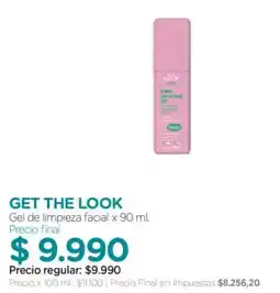 Farmacity Get the look gel de limpieza facial oferta