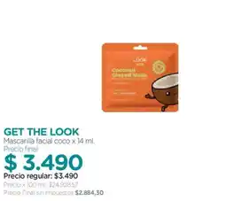 Farmacity Look mascarilla facial coco oferta