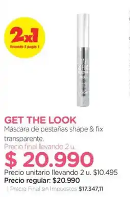 Farmacity Lash & Fix Mascarilla de pestañas shape & fix transparente oferta