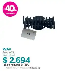 Farmacity Wav broche xl oferta