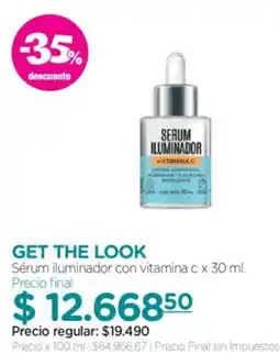 Farmacity Get The Look Serum iluminador con vitamina c oferta