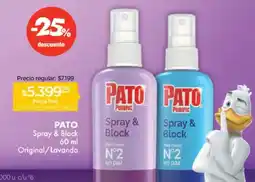 Farmacity Pato spray & block oferta