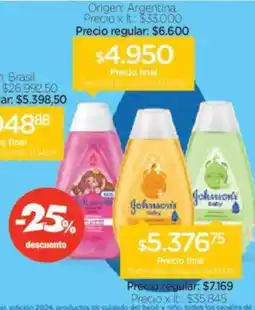 Farmacity johnsons baby oferta