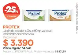 Farmacity Protex jabón de tocador oferta