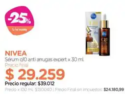 Farmacity Nivea serum q10 anti arrugas expert oferta