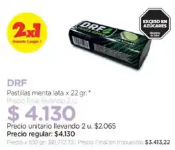 Farmacity Drf pastillas menta lata oferta