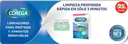 Farmacity Corega limpiadores para prótesis y aparatos removibles oferta