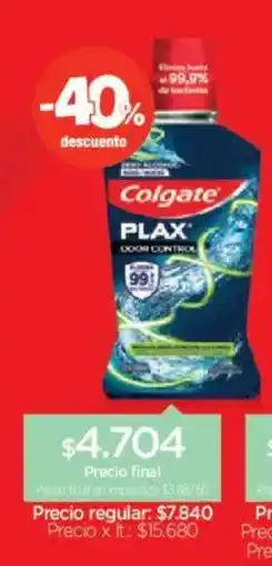 Farmacity Colgate Plax Odor Control oferta