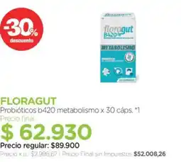 Farmacity Floragut probióticos b420 metabolismo oferta