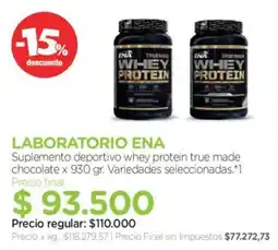Farmacity Laboratorio ena whey protein true made chocolate oferta