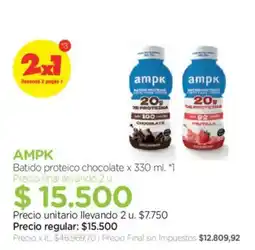 Farmacity Ampk batido proteico chocolate oferta
