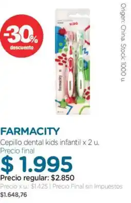 Farmacity Farmacity cepillo dental kids infantil oferta