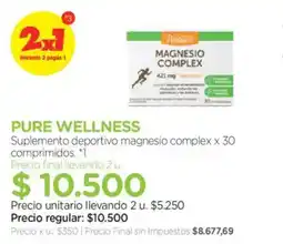 Farmacity Pure wellness magnesio complex oferta