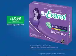 Farmacity IbuEvanol ibuprofeno oferta