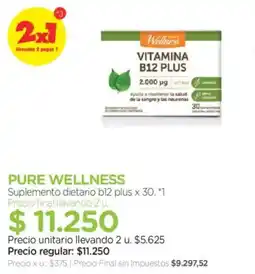 Farmacity Pure wellness vitamina b12 plus oferta