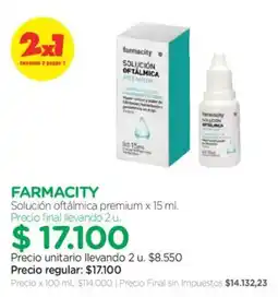 Farmacity Farmacity solución oftálmica premium oferta