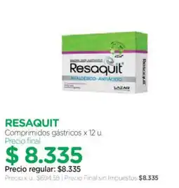 Farmacity Resaquit comprimidos gástricos oferta