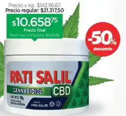 Farmacity Rati salil cannabidiol cbd oferta
