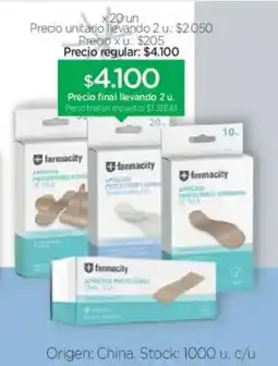 Farmacity Farmacity apósitos protectores adhesivos de tela oferta
