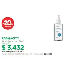 Farmacity Farmacity alcohol en spray oferta