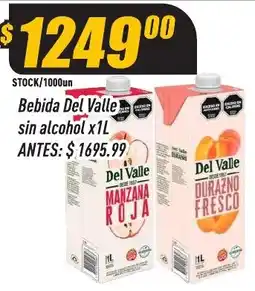 Supermercados Comodin Del Valle bebida sin alcohol oferta