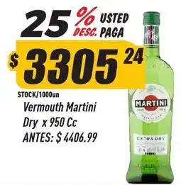 Supermercados Comodin Martini vermouth martini dry oferta