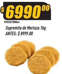 Supermercados Comodin Supremita de Merluza oferta