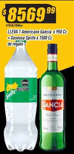Supermercados Comodin Americano Gancia oferta