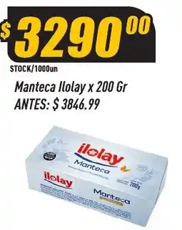 Supermercados Comodin Ilolay manteca oferta